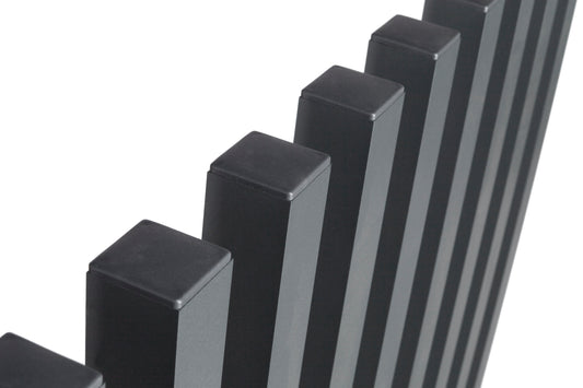 Stelenzaun MANHATTAN Alu, Anthrazit RAL 7016, Produktansicht 2