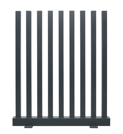 Stelenzaun MANHATTAN Alu, Anthrazit RAL 7016, Produktansicht 9