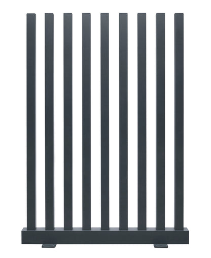 Stelenzaun MANHATTAN Alu, Anthrazit RAL 7016, Produktansicht 10