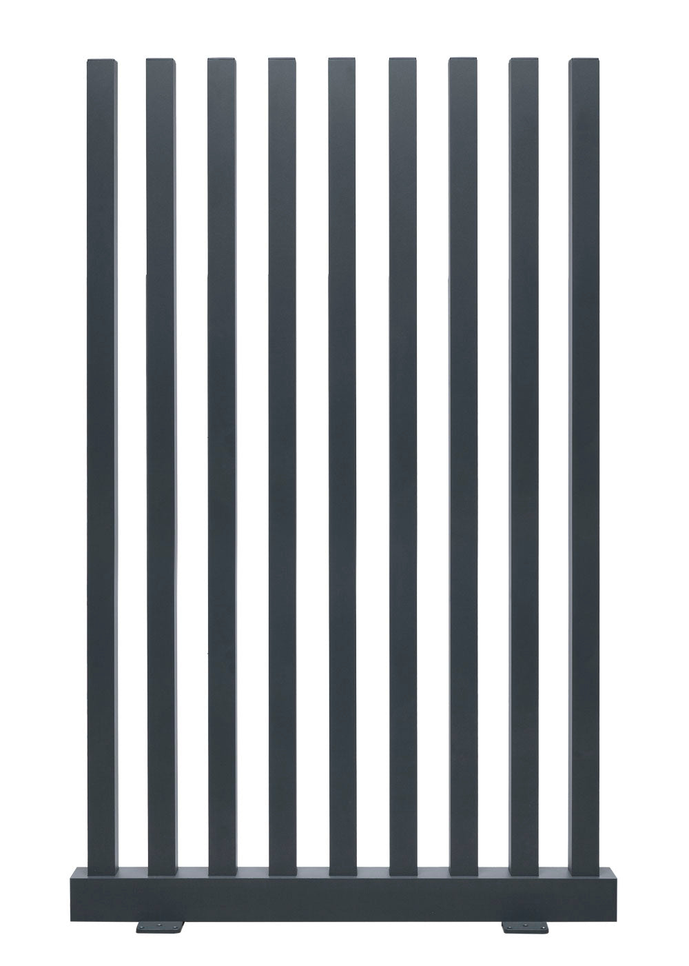 Stelenzaun MANHATTAN Alu, Anthrazit RAL 7016, Produktansicht 11