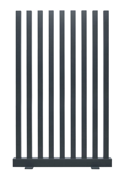 Stelenzaun MANHATTAN Alu, Anthrazit RAL 7016, Produktansicht 11