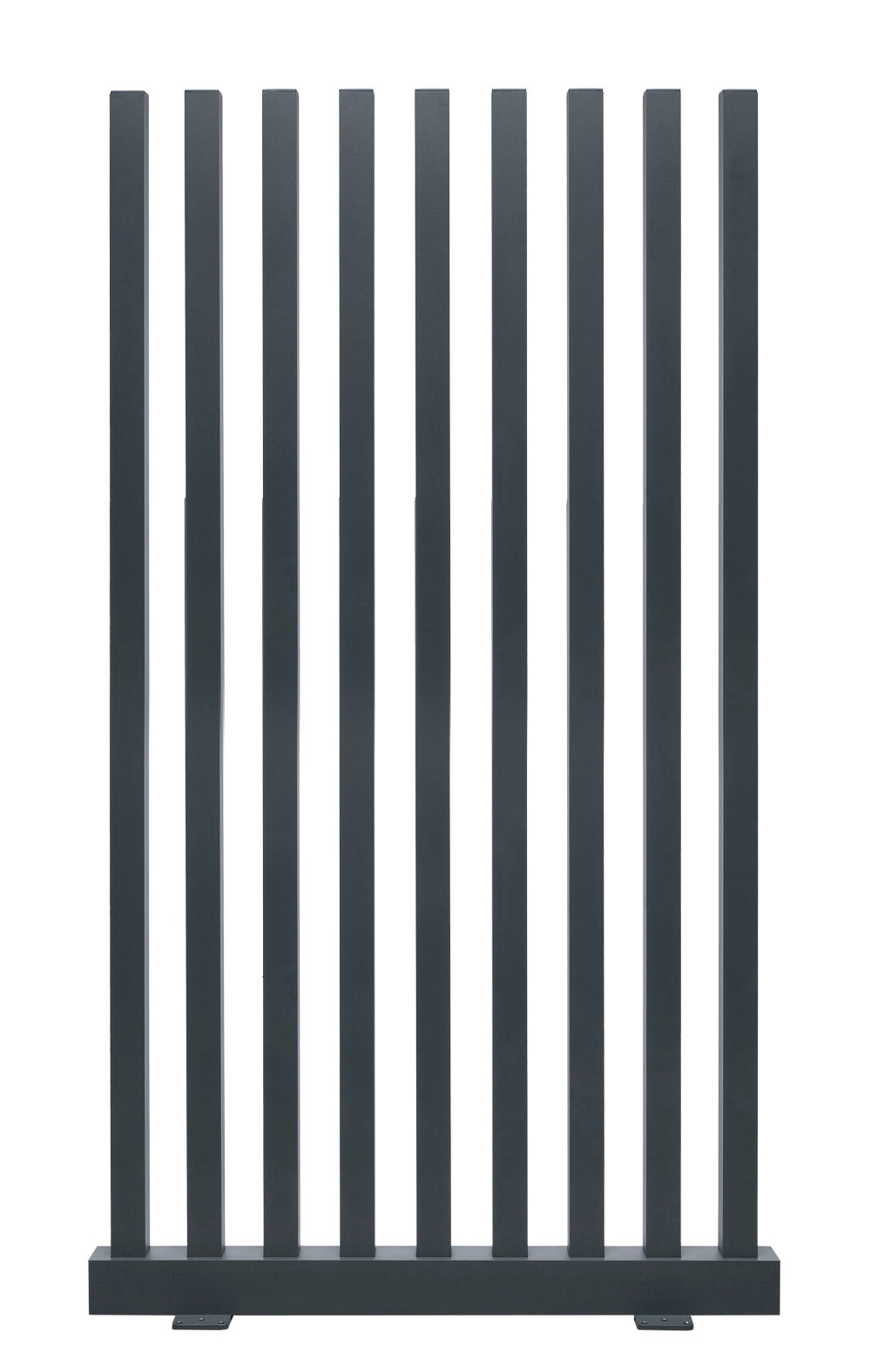 Stelenzaun MANHATTAN Alu, Anthrazit RAL 7016, Produktansicht 12