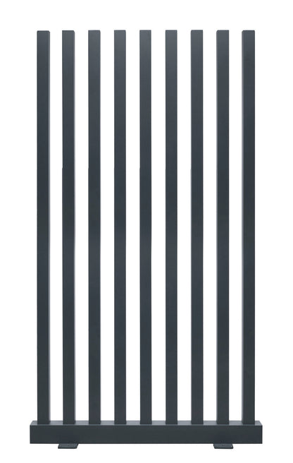 Stelenzaun MANHATTAN Alu, Anthrazit RAL 7016, Produktansicht 12