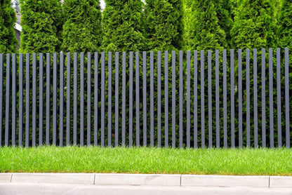 Stelenzaun MANHATTAN Alu, Anthrazit RAL 7016, Produktansicht 5