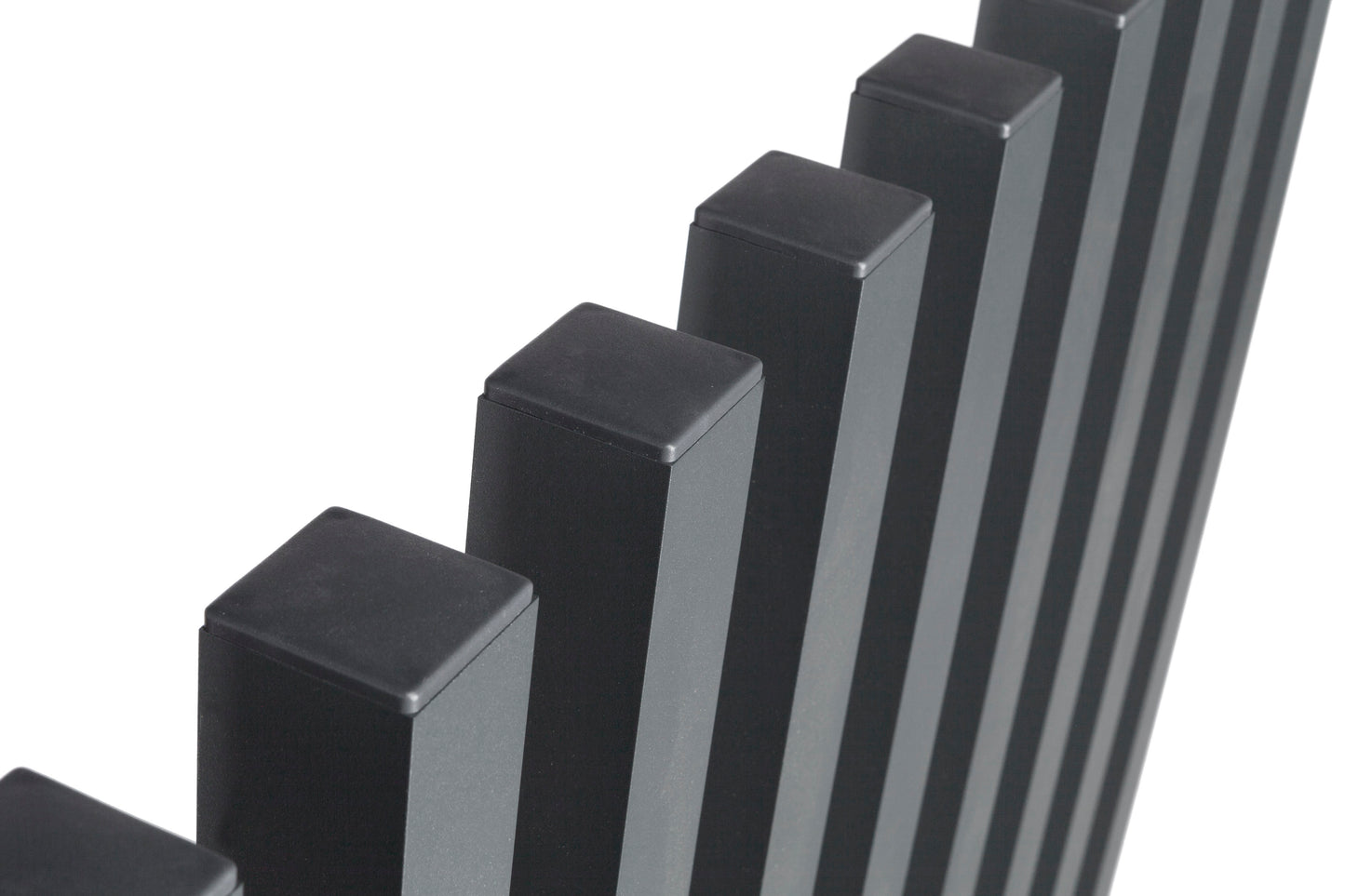Stelenzaun MANHATTAN Alu, Anthrazit RAL 7016, Produktansicht 2