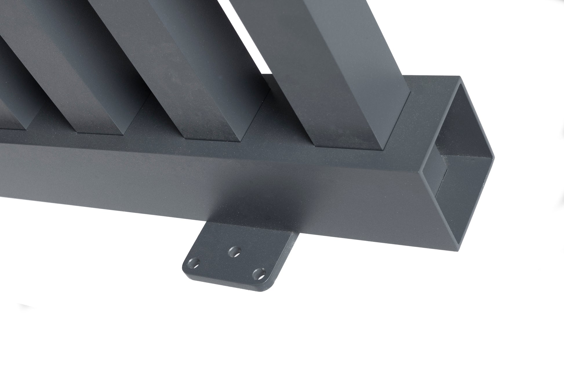 Stelenzaun MANHATTAN Alu, Anthrazit RAL 7016, Produktansicht 6