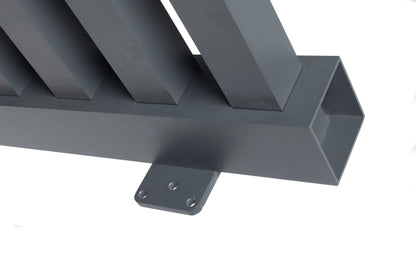 Stelenzaun MANHATTAN Alu, Anthrazit RAL 7016, Produktansicht 6