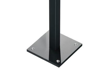 Fußplatte VIDUAL, anthrazit (RAL 7016 Feinstruktur) – Produktansicht