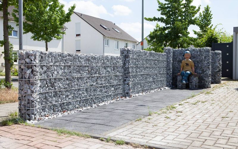 Gabionensäule ONYX, zink, Produktansicht 4