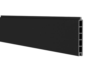 WPC-Zaun Komplettset VIDUAL comp-co 140, anthrazit – Produkt- / Systemansicht. Serien-/Systembeispiel; Farbe, Maße oder Ausführung können abweichen.