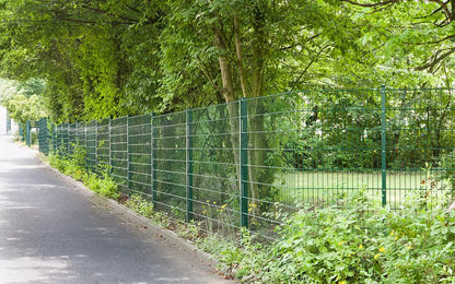 Gittermattenzaun MORITZ Zaun Komplettpaket, grün RAL 6005