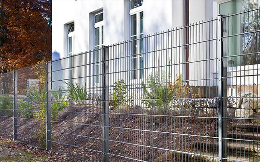Doppelstabgitterzaun Komplettset MAX, anthrazit