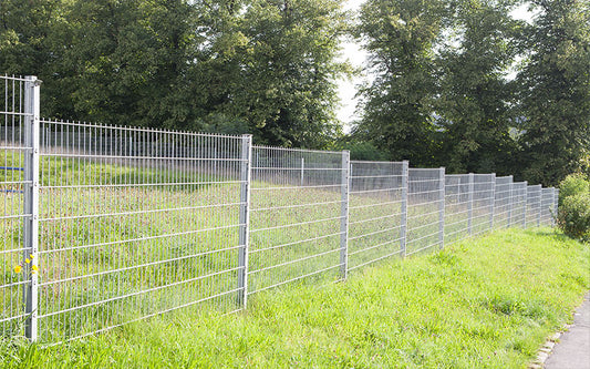 Doppelstabgitterzaun Komplettset MAX, verzinkt